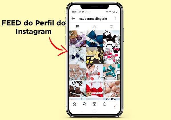 Feed do Instagram use-o de forma estratégica com conteúdos relevantes para os usuários.