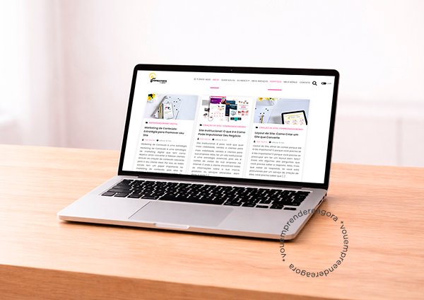 blog profissional - layout estatégico