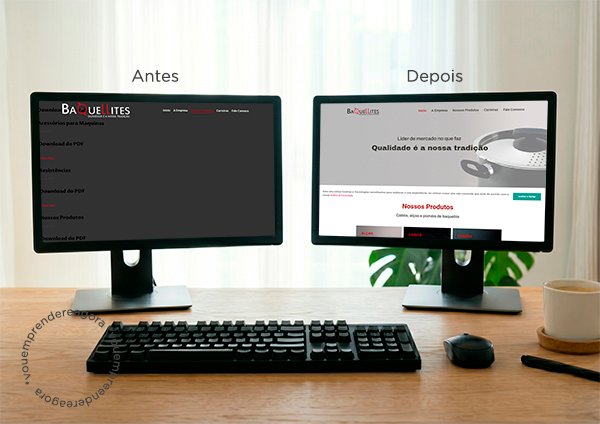 estrutura organizada ajuda Google a posicionar site - Antes e Depois Redesign