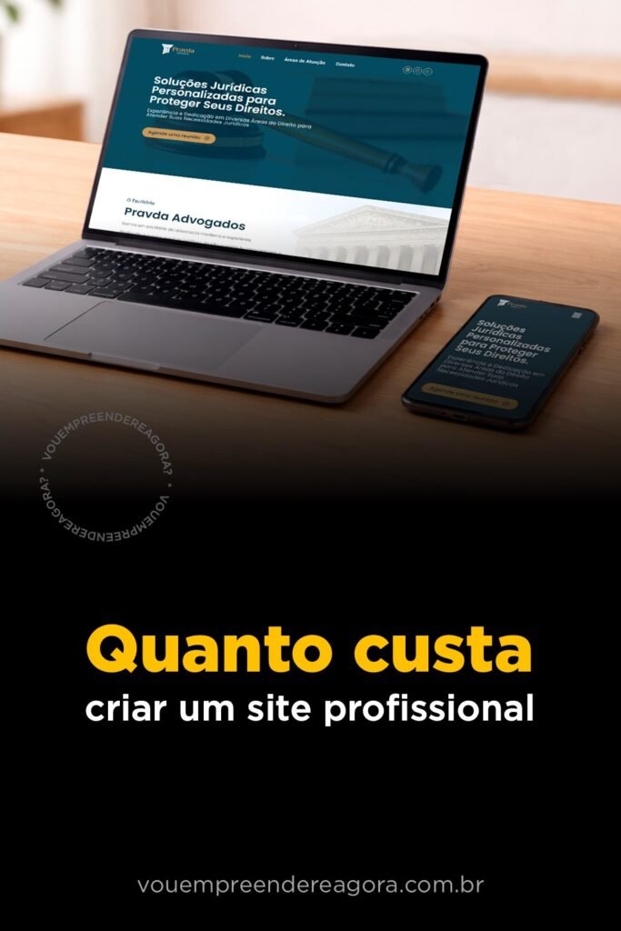 Quanto custa criar um site profissional