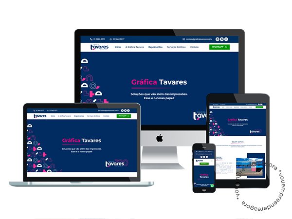 Redesign Site Responsivo Gráfica Tavares