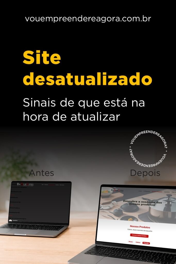 Site desatualizado: Sinais de que está na hora de atualizar