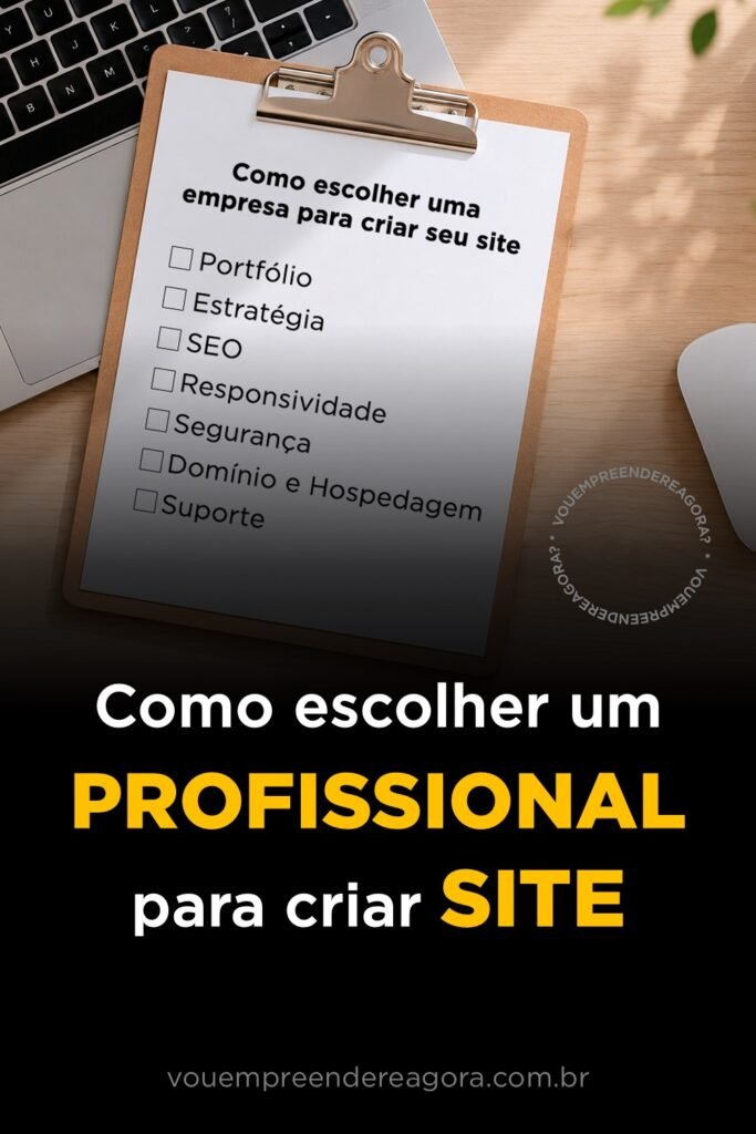 Como escolher um profissional para criar site