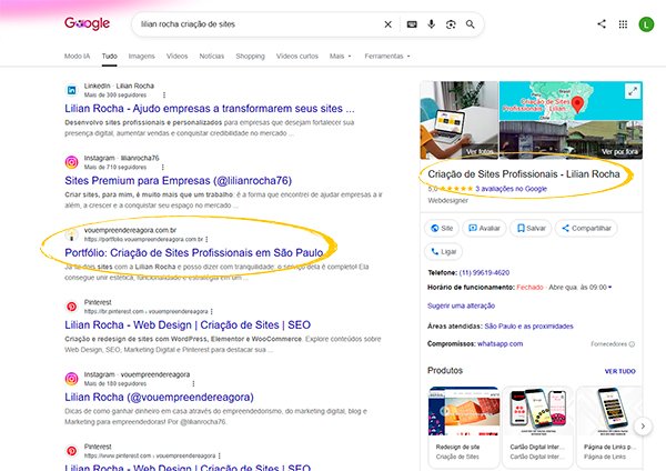 Google meu Negócio ou Site qual escolher