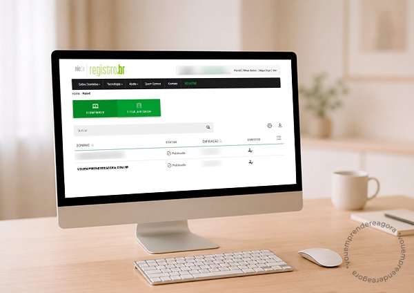 Registro de domínio em nome do cliente