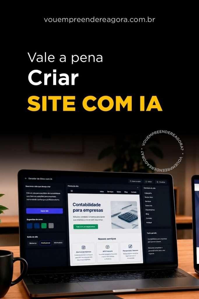 Vale a pena criar site com IA