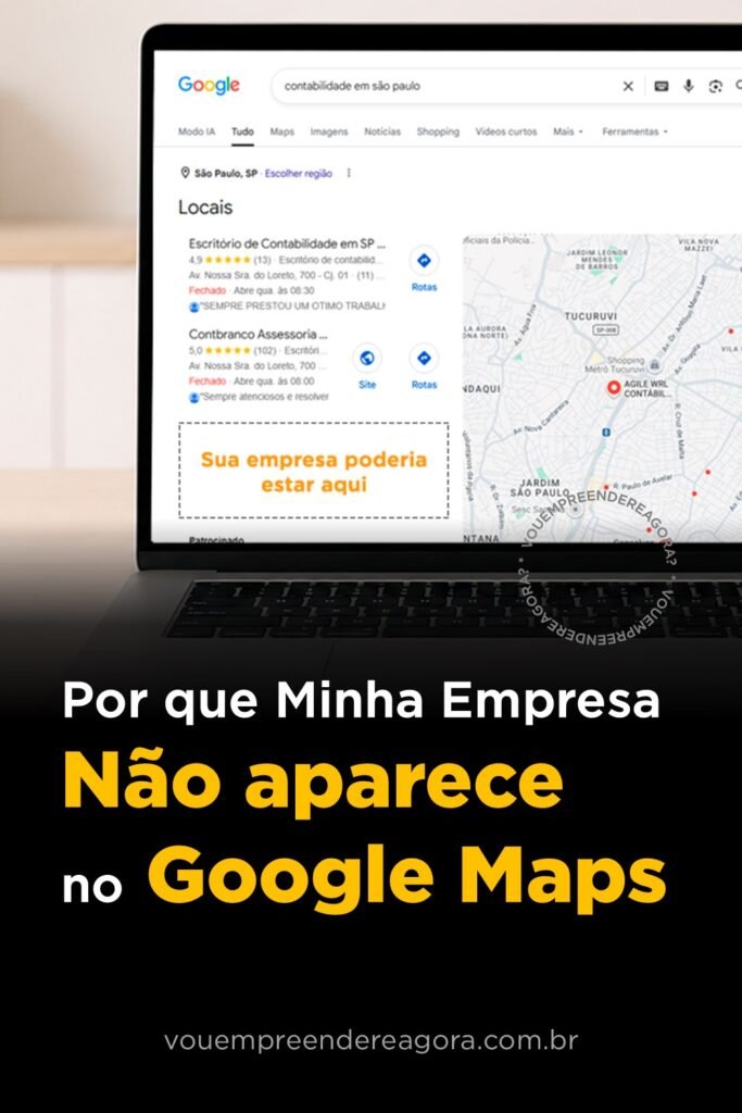 Minha empresa não aparece no Google Maps