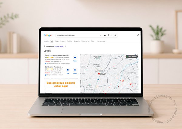 por que minha empresa não aparece no Google Maps